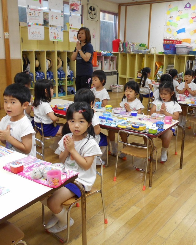 幼稚園の一日